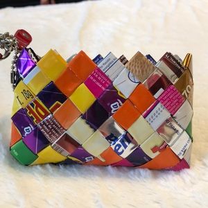 Recycled Wrapper Change Purse